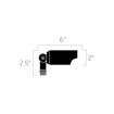Picture of ACCENT 1-LT 12V TEXTURED ARCH BRONZE - K/15384AZT - BULB EXTRA