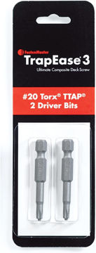 Show details for FastenMaster TrapEase 3 TTap Driver Bits (2 bits/pack) Picture of FastenMaster TrapEase 3 TTap Driver Bits (2 bits/pack)
