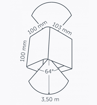Picture of ACE UP-DOWN 100-230V FLAT GREY