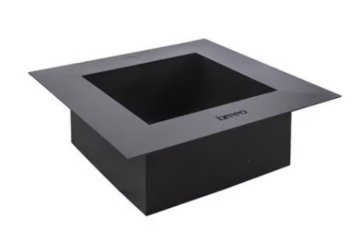 Picture of BREEO - ZENTRO SQUARE 24" SMOKELESS FIRE PIT WITH LID - STEEL (FOR WOOD BURNING ONLY)