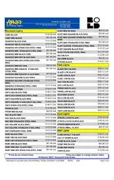 BOLD Price Sheet
