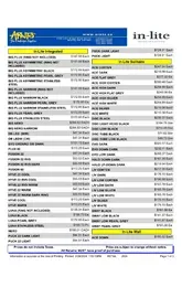 In-Lite Price Sheet