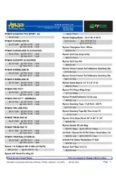 Rymar Price Sheet