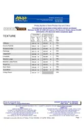 Eldorado Stone Price Sheet